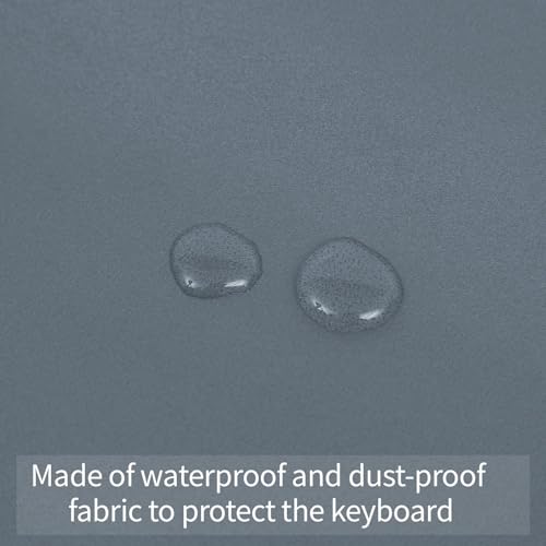 Piano Keyboard Dust Cover for 88 Keys- Soft & Premium Fabric, Dirt-Proof Protection for Electronic Keyboards Blue - Image 2