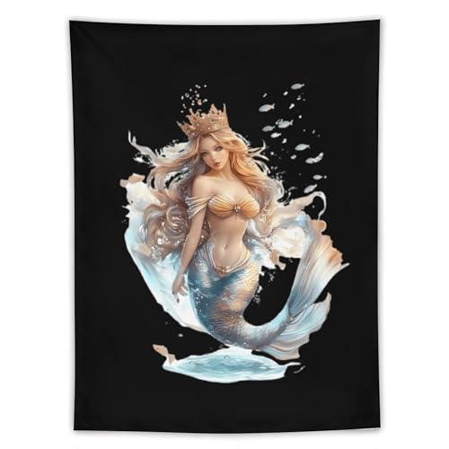 Tapiz de sirena para colgar en la pared y transformar tu dormitorio en un océano