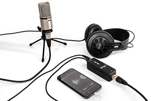 iRig Pre 2 préampli microphone smartphone tablette et câble XLR Stagg noir - 4