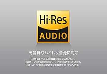 Amazon.co.jp: Beat-in ハイブリッドイヤホン HYBRID グレー