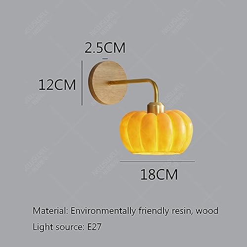 Apliques de pared de madera nórdicos y rústicos para iluminación de dormitorio 7