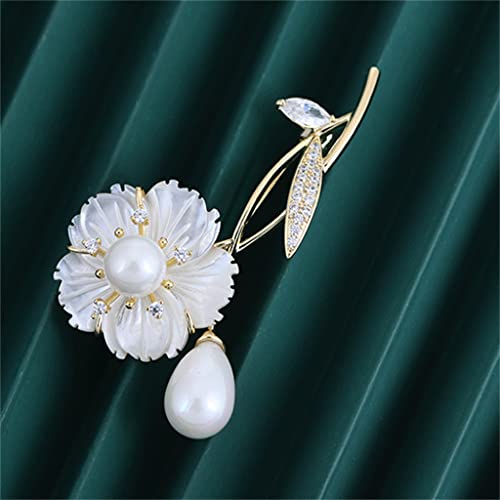 Broches florales roses, finis les décolletés mal ajustés - 2