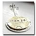 Banjo Dog Tag ID-Unique Banjo Pet Tag-Handmade Brass Nickel Silver Pet Id Tag- Unique Dog Id Tag-Music Dog Tag-Banjo Pet Id Tag