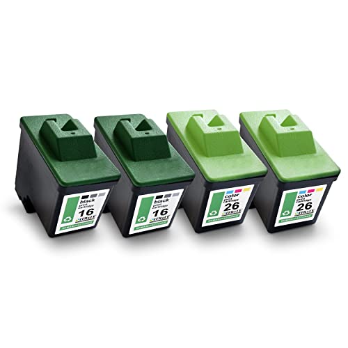 Cartouche dencre pour Lexmark Z13 Z52 No 16 26 resout le blocage dimpression pack CMYK