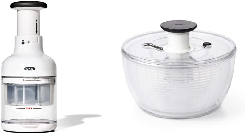 OXO Good Grips Vegetable Chopper + OXO Good Grips Large Salad Spinner