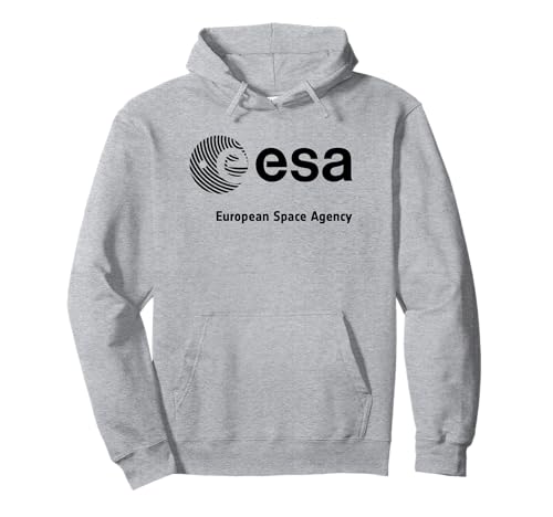 ESA European Space Agency Logo Schwarz Pullover Hoodie
