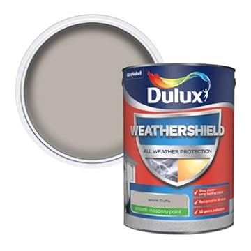 Dulux Weathershield Smooth Masonry Paint - Warm Truffle - 5L