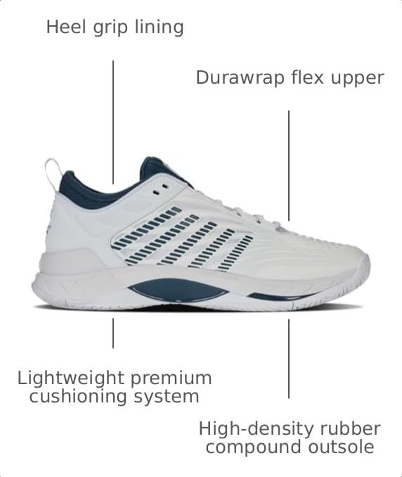 Image of K-Swiss Men's Hypercourt Supreme 2 Tennis Shoe