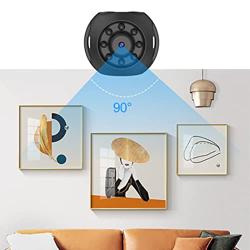 Mini Camera,HD 1080P WiFi Mini Hidden Camera with Night Vision,Baby Monitor Home Security Nanny Surveillance Tiny Portable Cam for Home Indoor Outdoor,Black - Image 4