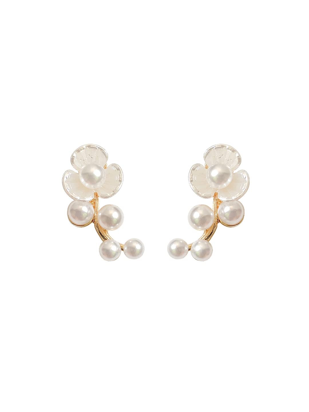 Yellow Chimes Earrings for Women and Girls Studs for Girls | Gold Plated White Pearl Studded Stud Earrings | Birthday Gift for girls and women Anniversary Gift for Wife (B0BPPKFPW9) Amazon Price History, Amazon Price Tracker