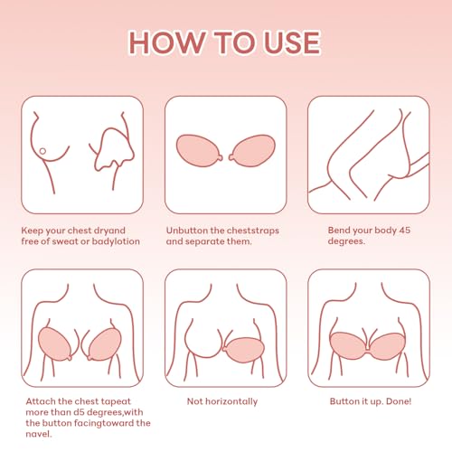 Sticky Adhesive Bra Push Up Strapless Sticky Invisible Lift Backless Bra for Women4