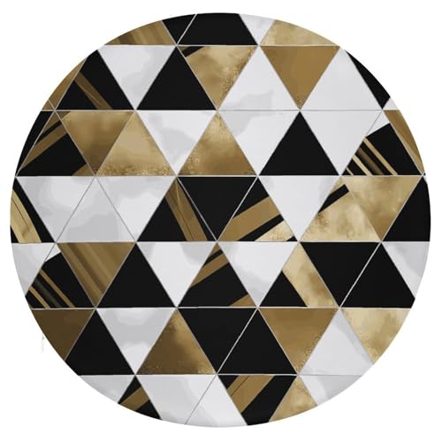 Coussin de siège rond en mousse à mémoire de forme pour chaise de salon - 2