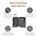 Amazon Basics Hardside Luggage, Large Suitcase with Wheels, Oxford Spinner with TSA Lock, Four Spinner Wheels and Scratch-Resistant Surface, 76 cm, Black