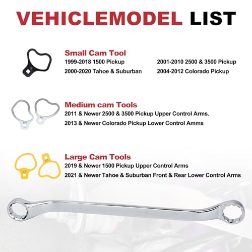 Joytrace 41620 6 PCS Caster Camber Kit Compatible Chevy GMC by joytrace - Used condition - Image 3