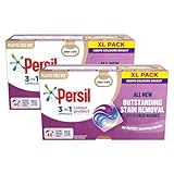Persil XL 3-In-1 Washing Capsules All New Outstanding Stain Removal Even In Cold Washes With Triple Action Cleaning All In One Power Washing Capsules, 40 Washes (Colour Protect, Buy 2)