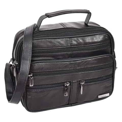 A1 FASHION GOODS Men's Leather Messenger Bag Cover