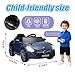 Fillfulfun Licensed Mercedes-Benz CLS 350 12V Ride On Car Truck for Kids, Ride on Toys for Toddlers w/Parent Control, Spring Suspension, Power Wheels for Girls w/Bluetooth, Music, LED Lights (Blue)