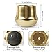 Decor Trends Gold Ceramic Planter Indoor Flower Pots Modern Decorative Large Plant Pot 7.1 inch Gold Brass Planter for All House Plants,Succulents,Flowers and Cactus