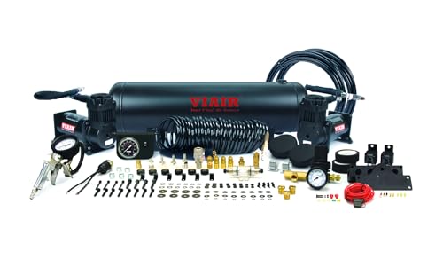 VIAIR 20014 Dual 380c Onboard Air Kit, Stealth Black