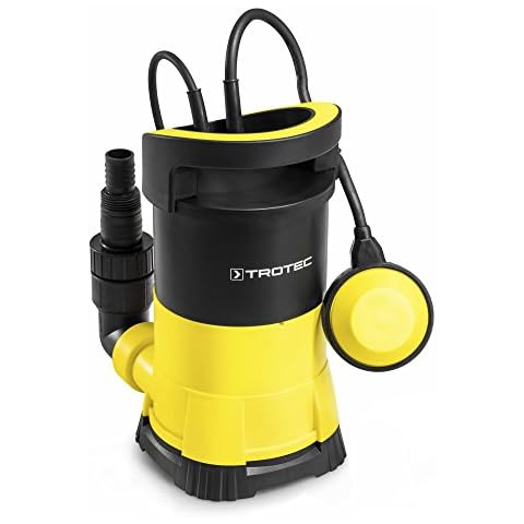 TROTEC Klarwasser-Tauchpumpe TWP 4005 E 400 Watt Leistung bis zu 7.000 Litern pro Stunde 7,5 m Förderhöhe Rückflussstopp Trockenlaufschutz Cover