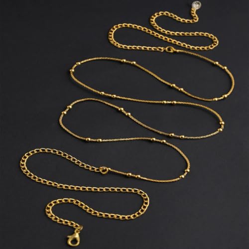 Image of VAMA Adjustable Golden Beads Chain Waist Hip Belly Chains Kamarband Body Kamar karddhani Kamar bandh Saree Vaddanam for Girls & Women