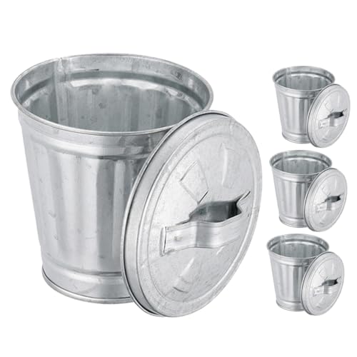 Caneca de basura mini rectangular para escritorio miniatura 1