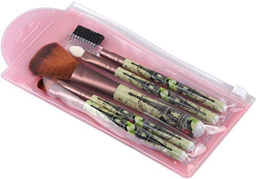 Preyansh Premium Multicolour Synthetic Foundation Blending Blush Face Powder Makeup Brush Set (Pack of 5)