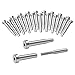 Blika 20 Pack Stainless Steel Invisible Receiver and Swage Stud End for 3/16 Inch Cable Railing, Deck Stair Threaded End Fitting for Wood & Metal Post