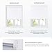 100% Blackout Roller Shades Cordless Blinds for Indoor Windows,Free-Stop Window Shades Pull Down,Thermal Insulated Fabric UV Protection,Blackout Window Guard Blinds for Home,Office,White,36
