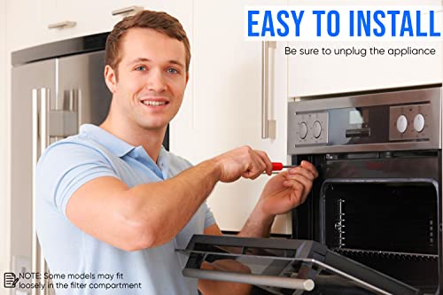 Omaeon 8206230A Filter Compatible With Whirlpool Microwave Filter, Maytag Microwave Filter Replacement, Kitchenaid Charcoal Filter. Part 8206230 Ap4299744 Ps1871363, Pack Of 2 #TOP5