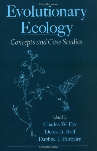 Evolutionary Ecology: Concepts and Case Studies