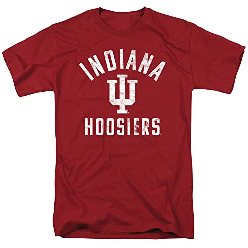 Indiana University Official Hoosiers Logo Unisex Adult T Shirt,Indiana University, Large