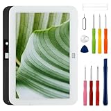 SWARK 22,6 cm (8,8 Zoll) LCD-Display, kompatibel mit Echo Show 8 (3. Generation) 2023 R85SD6 Touchscreen-Digitizer, Ersatz mit verbessertem Reparaturwerkzeug-Set, Weiß