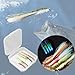 MotiveTech 4 Pieces Fly Fishing Lures, Artificial Lures Fly Fishing Baits Tackle Gifts for Salmon