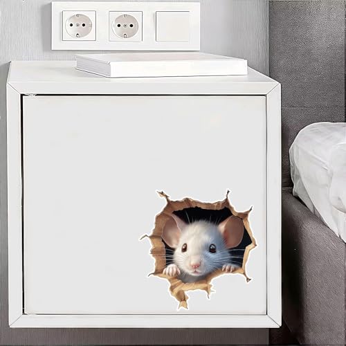 Vinilo Decorativo 3D Ratón, Pack 2 Piezas miniatura 5