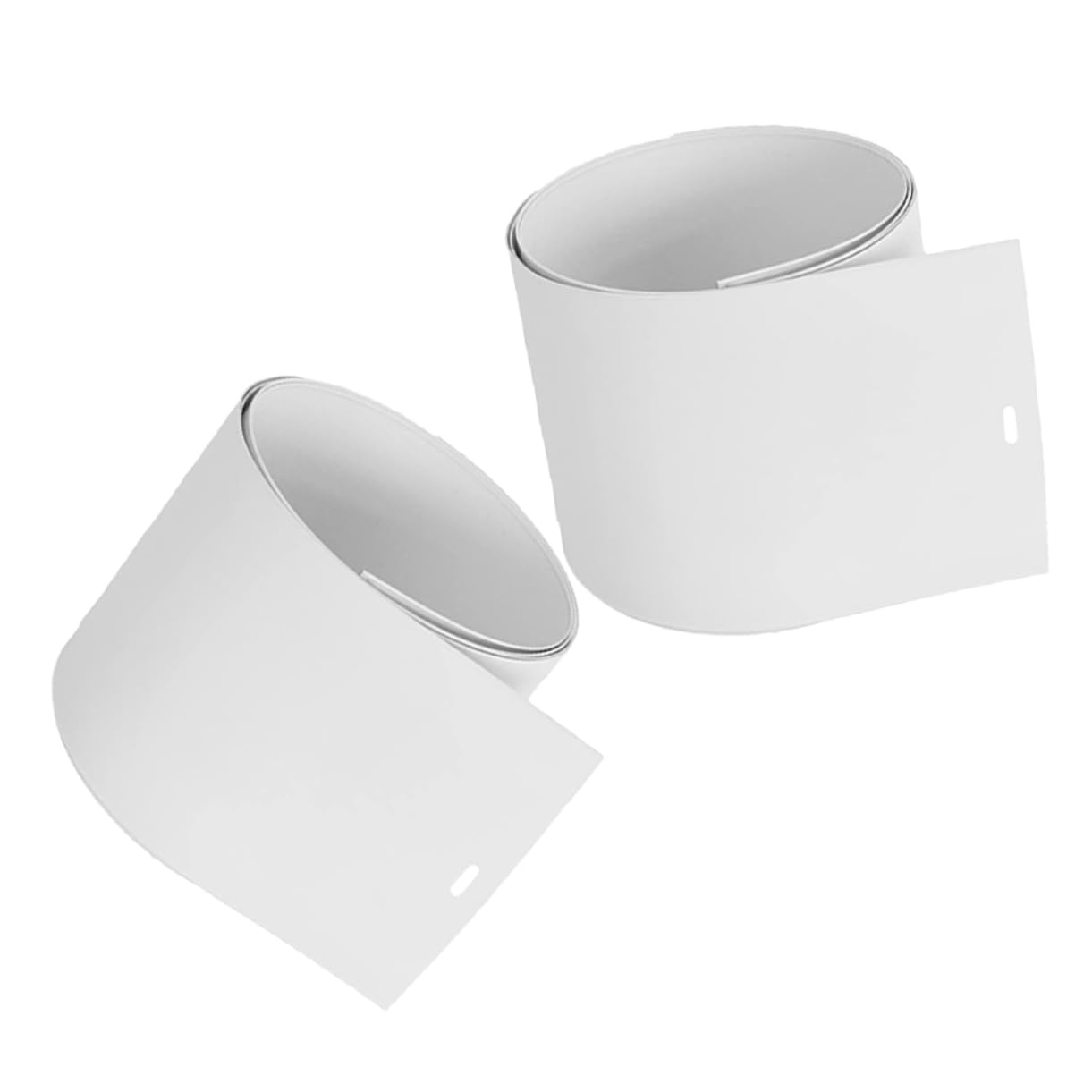 PRETYZOOM 6 Pièces Lattes De Remplacement Lattes De Réparation De Stores Verticaux Remplacement des Stores Lames De Stores Verticaux ement De Blanche PVC