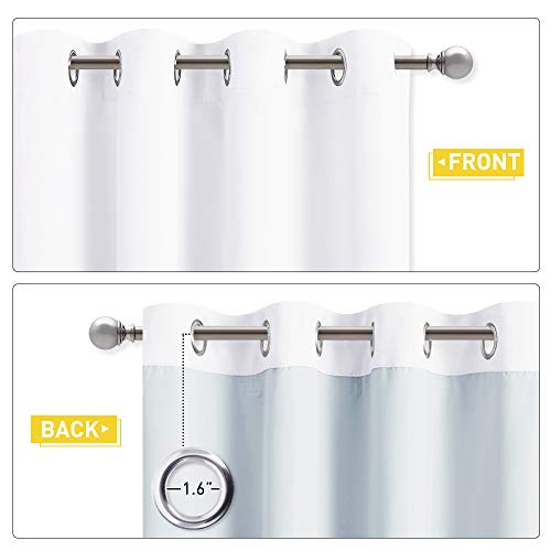 Nicetown NTCACGM1-3L2-5284C22 Sound Barrier 100% Blackout Divider Curtains 84", Noise thumb #4