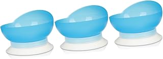 3pcs Senior Dining Bowl Adaptive Bowl for Seniors Disabled Handicapped Non-Slip Silicone Base
