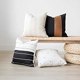Woven Nook - Modern & Luxurious 18" x 18" Decorative Boho Throw Pillow Covers - Durable Quality & Ma