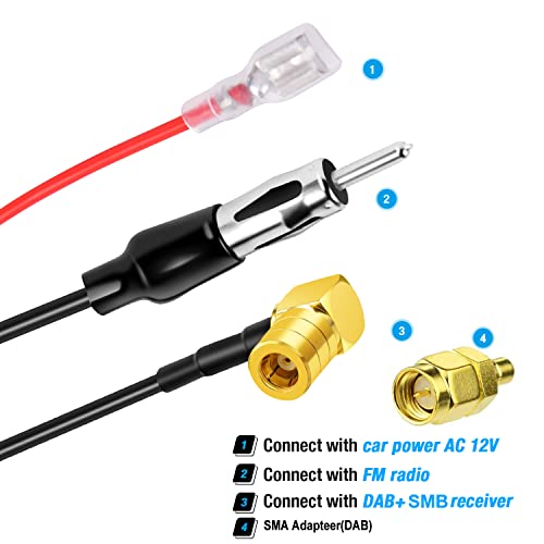 DAB Antenne SHENKEY für DAB+ Autoempfang