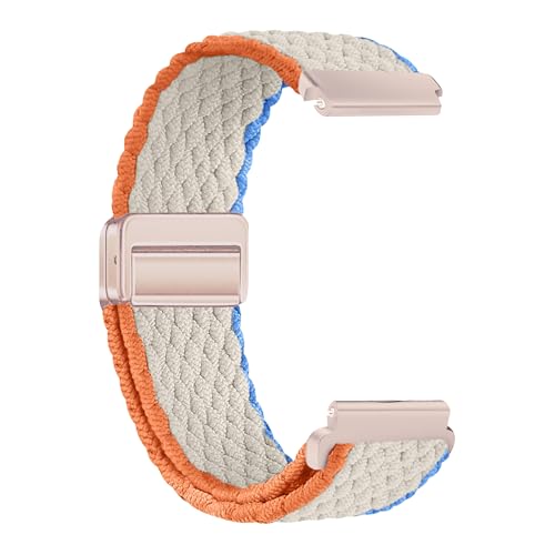 Image of ACM Watch Strap Woven Braided Magnetic 22mm compatible with Fastrack Xtreme Pro Smartwatch Adjustable Belt Band
