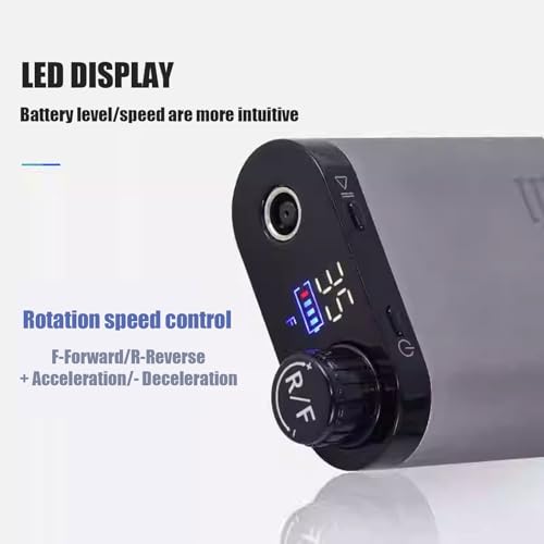 Pulidor de Uñas Eléctrico con LED y Base Extraíble miniatura 2