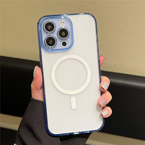 Coque iPhone 14 Plus transparente mate idéale pour charge sans fil en voiture et au bureau