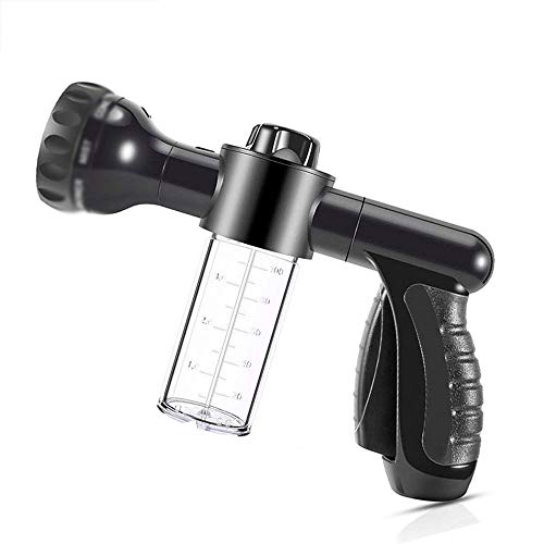 HOUSEHOLD W-WXT Hose Nozzle，Portable pressure cleaner,garden hose nozzle,spray nozzle high pressure water gun with metal brass nozzle,7 Adjustable Patterns