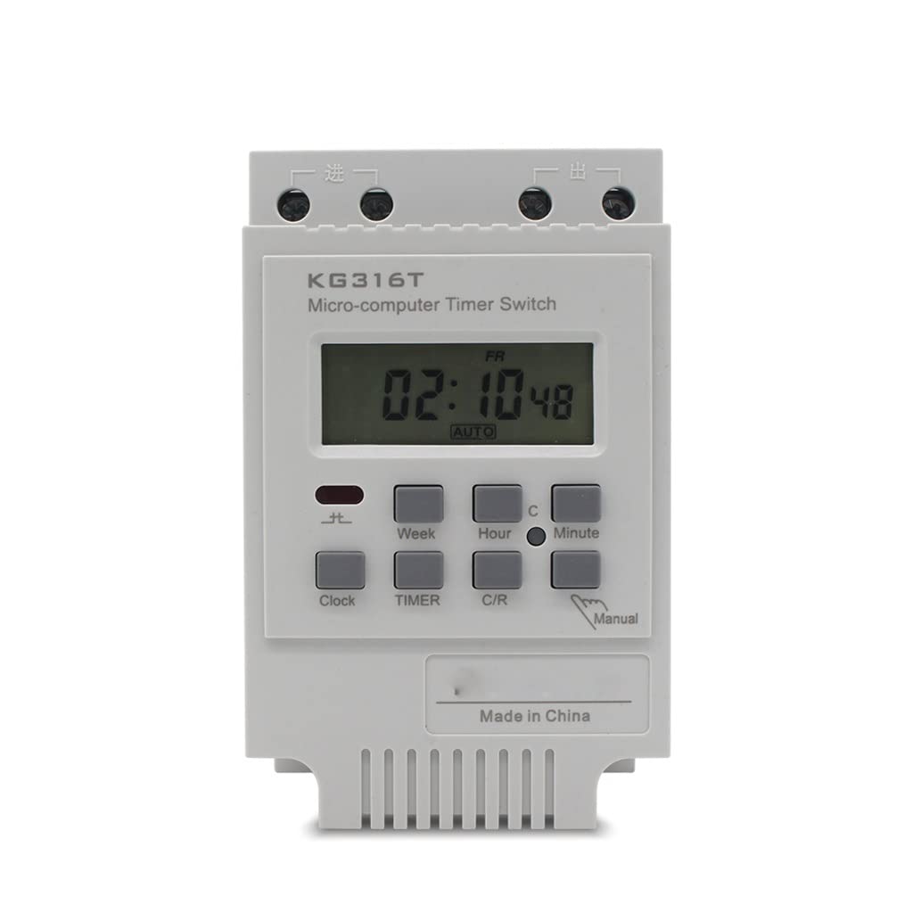 Minuterie numérique 220V pour réguler l'éclairage intérieur