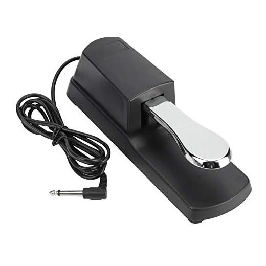 Tastiera elettronica Pedale sustain Pedale per pianoforte digitale portatile universale con pad in gomma antiscivolo per strumento strumento pianoforte digitale accessori da gioco