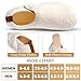 Ibeauti Women Mens House Slippers Lightweight Comfy Barefoot Slipper Socks Rubber Sole House Shoes for Indoor/Outdoor Bedroom Travel (Beige White, Women, Numeric Range, Medium, 8.5, 9.5)
