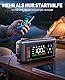 5000A Starthilfe Powerbank mit 150PSI Kompressor, 12V Auto Starthilfe Powerbank für 12 V(Bis zu All Benzin und 9.0L Dieselmotor)，Booster Auto Starthilfe mit Taschenlampe, Zwangsstart, Handschuhe