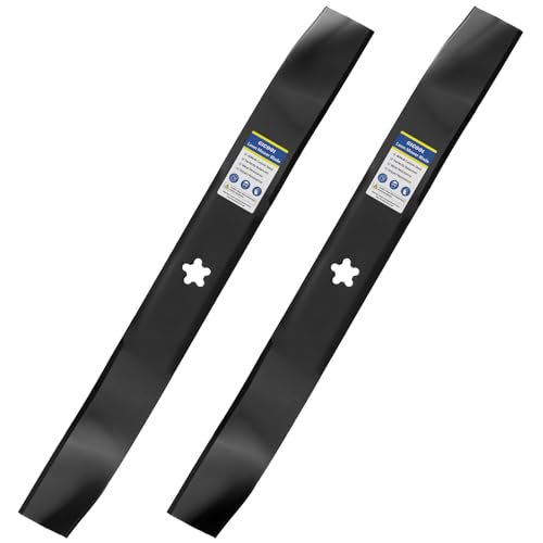 GICOOL 532134149 422719 Mower Blades for Craftsman 42 inch Deck Mower Fits Craftsman Riding Mower LT1000 LT2000 with 5-Point Star Hole Replace 134149 424752