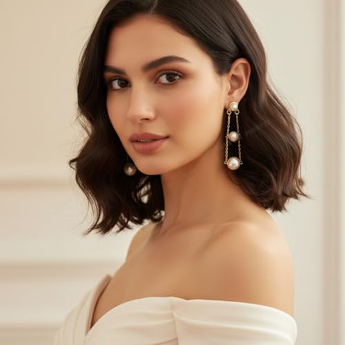 Image of Young & Forever Gift Fashion Jewellery Gold and Silver Plated Cubic Zirconia Diamond Hoop Earrings Sparkling Hypoallergenic Hoops Earrings for Women & Girls